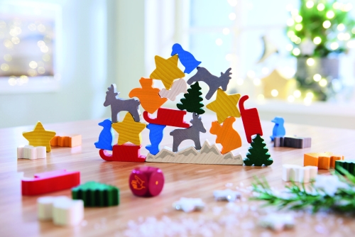 Haba Game Animal on Animal Christmas edition